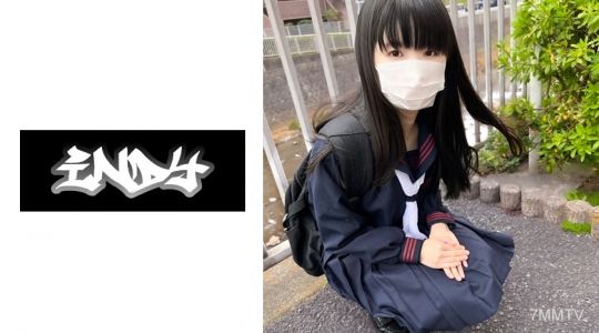 534POK-062 Face revealed [self-shot] ultra rare _ black stockings schoolgirl and sex selfie _ met on SNS beautiful legged girl gets bred