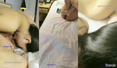 雙飛名場面，9分超高顏值混血兒女神和美腿閨蜜一起來，這男豬腳太性福 比活神仙還爽，先乾大眼混血女神，再交換著閨蜜幹