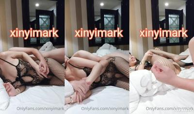 &quot빅 브라더 부티크 ✅ 개인 촬영 유출&quot인터넷 유명인 OnlyFans Ultimate Cannon King [Xinyi Mark] 결합 된 검은 실크 아가씨와 얼굴을 보여주는 약속 잡기