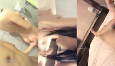 童顏巨乳緊身牛仔褲蘿莉，挺拔的白白嫩嫩大奶子，人間尤物般的存在，男的太差勁了