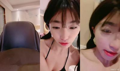 ウー・ザイ・ジャン〜究極の衝撃的で美しい少女！ホテルで情熱オナニー！下着の襟を立てて、新しい歯磨き粉でオマンコを拭いて、火照ったオマンコがたまらない