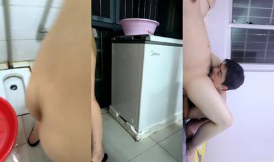 Pregnant pregnant woman went to the sea, [little pregnant mother behind the balls], 5 months old, still no regrets, washed the clothes for her husband, blowjob and creampie