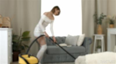 fc2-ppv 4874684 【Unedited】Healing blonde slender girl, got caught cleaning the room without panties and ended up getting eaten out by her roommate. ♡ Creampie High-quality ZIP included in reviews Fisherman | FC2 Electronic Market