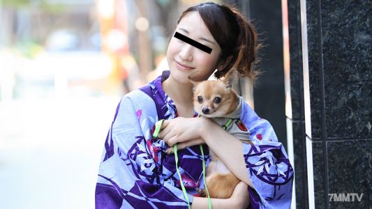 082423_01 I picked up a yukata beauty who loves dogs while walking my dog!